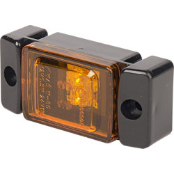 Žymeklis LED, stačiakampis, 12/24V, gintaras, užsukamas, 72x32mm, Waś 1400690840