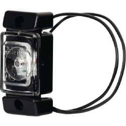 Žymeklis LED, stačiakampis, 12/24V, skaidrus, užsukamas, 72x32mm, Waś 1400690830