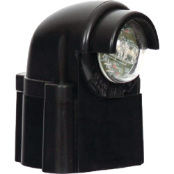 Valstybinio numerio apšvietimas LED, apvalus, 12/24V, baltas, užsukamas, 76x58x42mm, Waś 1400697200