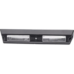 Valstybinio numerio ženklo apšvietimas stačiakampis, 12/24V, baltas, užsukamas, 240x38x46mm, Reklamuotis 1400697000