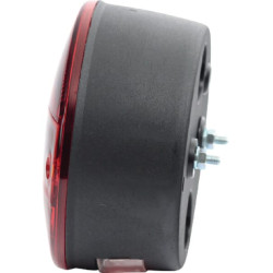 Galinis žibintas LH apvalus, 12/24V, gintarinis/raudonas, užsukamas, Ø 142mm, Waś 1400681200