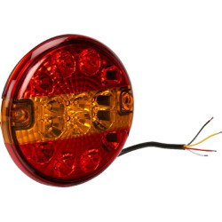 Galinis LED žibintas, apvalus, 12-24V, Ø 140mm, gopart LA45050