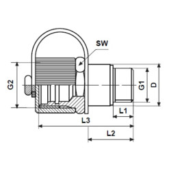 Užpildo adapteris CLBAST2015
