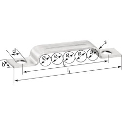 Gnybtai iš 2 pusių 5 kartus CLBN56