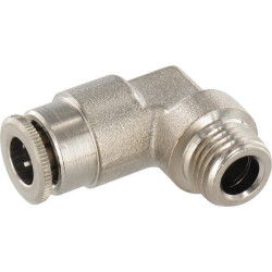 Įstumiama jungtis Ø 6 mm 90° išorinis sriegis M10x1 Kramp CLWS6MK101