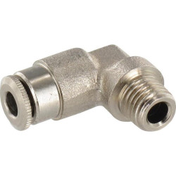 Įstumiama jungtis Ø 4 mm 90° išorinis sriegis M8x1 Kramp CLWS4MK81