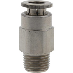 Įstumiama jungtis Ø 6 mm tiesi, išorinis sriegis 1/8" Kramp CLSG6RK18