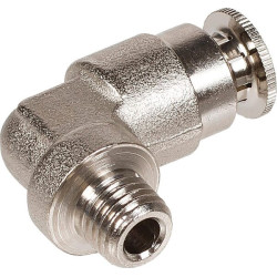 Įstumiama jungtis Ø 6 mm 90° išorinis sriegis M8x1 Kramp CLWS6MK81