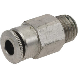 Įstumiama jungtis Ø 4 mm tiesi, išorinis sriegis M8x1 Kramp CLSG4MK81