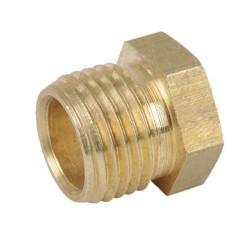 Kraštinis sraigtinis kūgis 60° žalvaris CLUWSM10L60M16