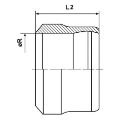 Žalvarinis Conus žiedas 60° CLKRM8