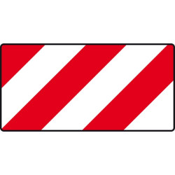 Dešinysis raudonai baltas įspėjamasis ženklas WB50378