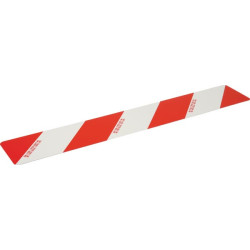 Kairysis raudonai baltas įspėjamasis ženklas WB50371