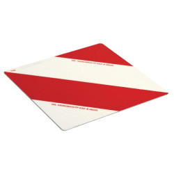 Įspėjamasis ženklas 285x285 mm zc-pltd r LOF18FR