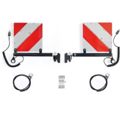 Įspėjamojo ženklo per plotį rinkinys, greitai keičiamas ištraukiamas teleskopinis laikiklis, gabaritinė lemputė 12/24V V303LEDKR