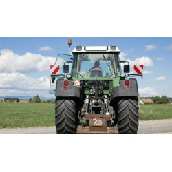 Įspėjamojo ženklo per plotį rinkinys, greitai keičiamas ištraukiamas teleskopinis laikiklis, gabaritinė lemputė 12/24V V303LEDKR