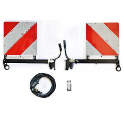 Įspėjamojo ženklo per plotį rinkinys, greitai keičiamas teleskopinis laikiklis ištraukiamas, galinis žibintas 12V V314DYNKR