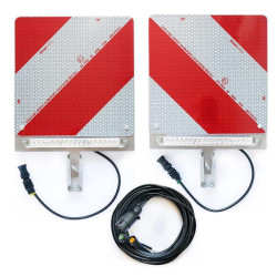 Įspėjamojo ženklo rinkinys, greitai keičiamas fiksuotas laikiklis montuojamas gale, galinis žibintas 12V V404DYNKR