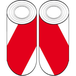 Įspėjamasis lipdukas 282mm x 10m kairė/dešinė, 3 klasė, 5921M WB5186100