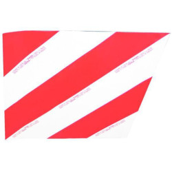 Žymeklio juostos lipdukas transporto priemonės pavojaus žymeklis 423x423mm Geka RF423423