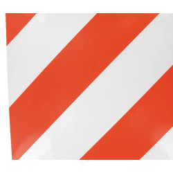 Pavojaus žymeklio lipdukas LH/RH 423x423mm WB51087L