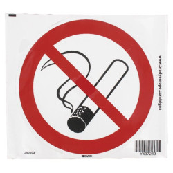 Lipdukas, draudžiantis rūkyti draudžiama Ø200mm Brady WB250002L