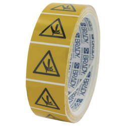 Įspėjamasis lipdukas 25 mm rankinė WB227350