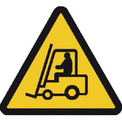 Įspėjamasis lipdukas šakinis keltuvas 50x50mm Brady WB250218