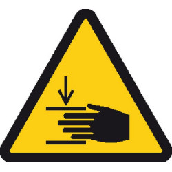 Įspėjamasis lipdukas PPE pirštinės 50x50mm Brady WB250307