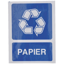 Lipduko papildomos informacijos ženklų perdirbimo popierius: Papier 210x297mm Brady WB251293