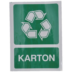 Lipdukas papildomos informacijos ženklas, perdirbamas kartonas: Karton 210x297mm Brady WB251298