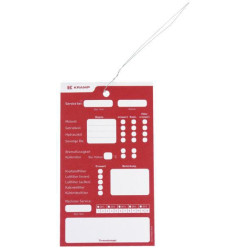 Apžiūros serviso kortelė 25vnt KRA10000611001