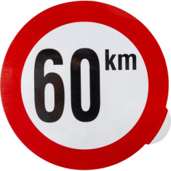 Lipdukas draudžiamojo ženklo greičio apribojimas: 60km/h WB6001