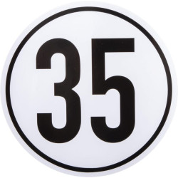 Lipdukas transporto priemonės greičio apribojimas: 35km/h Ø200mm BF35