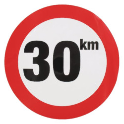 Lipdukas draudžiamojo ženklo greičio apribojimas: 30km/h WB3001L