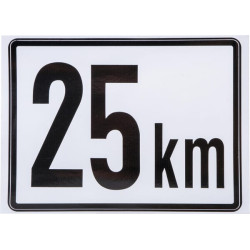 Transporto priemonės greičio ženklų folija BF25A