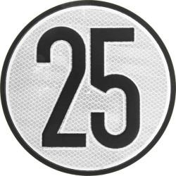 Greičio ribojimo ženklas 25 BL25ES