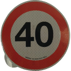 Lipdukas draudžiamojo ženklo greičio apribojimas: 40km/h Mazon WB7940IT