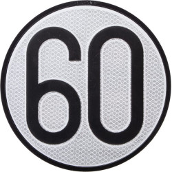 Greičio ribojimo ženklas 60 Km/h BL60ES