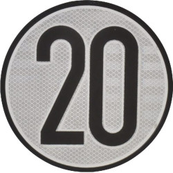Greičio ribojimo ženklas 20 BL20ES