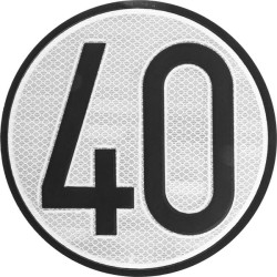 Greičio ribojimo ženklas 40 BL40ES