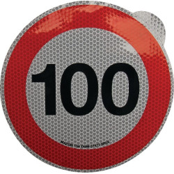 Lipdukas draudžiamojo ženklo greičio apribojimas: 100km/h Mazon WB79100IT