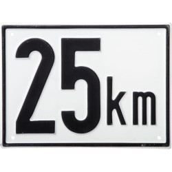 Automobilio greičio ženklas metalinis BL25A