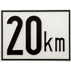 Automobilio greičio ženklas metalinis BL20A