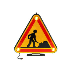 Triflash LED 10-30V 700mm II klasė, 3m laidas, rankinis pakėlimas 2090L72200