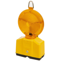 Įspėjamoji lemputė LED, apvali, geltona, lipdukas, Ø 180mm WB11055