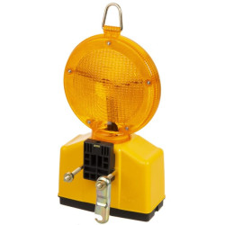 Įspėjamoji lemputė LED, apvali, geltona, lipdukas, Ø 180mm WB11055