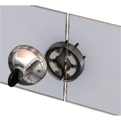 Apsauginė spyna 2 raktai DK84200