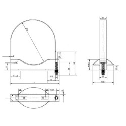 Žarnos spaustuko juosta 276 mm 700203KR