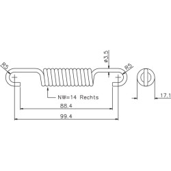 Spyruoklė 914M30017RM